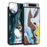 Cumpara ieftin Husa pentru Samsung Galaxy A80, Lemn, Maro, 48664.01, Carcasa