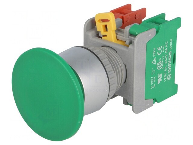 Comutator apăsare 22mm 1 NC NO