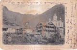 Vedere Generala a Monastirei Turnu, si a noului palat Episcopal situat pe Valea