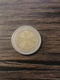 Malta, 2 Euro 2015, Emblema Sovrano, Ordine Militare, circulata