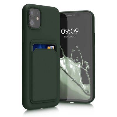 Husa pentru Apple iPhone 11, Silicon, Verde, 55114.80, kwmobile foto