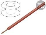Cablu Cu 0,25mm2 PVC roșu 50m 100V