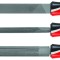 Set 3 pile pentru metal 250 mm YATO