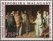 Madagascar 1969 - Queen Adelaide-pictura, neuzata foto