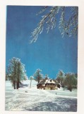 RF88 - Carte Postala - Cabana pe muntele Semenic, circulata 1979