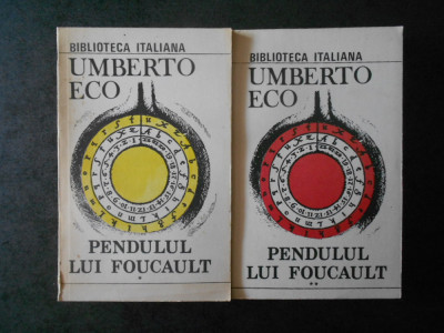 UMBERTO ECO - PENDULUL LUI FOUCAULT 2 volume foto