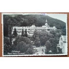 Carte postala, Calimanesti, Marele Hotel al Societatii, 1938