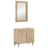 VidaXL Set mobilier de baie, 2 piese, lemn masiv de mango 3206317