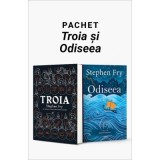 Pachet Carti Troia si Odiseea Stephen Fry Istorie Antica Umanista