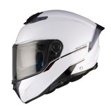 Cumpara ieftin Casca modulabila MT Atom 2 SV A0 alb lucios (ochelari soare integrati), MT Helmets