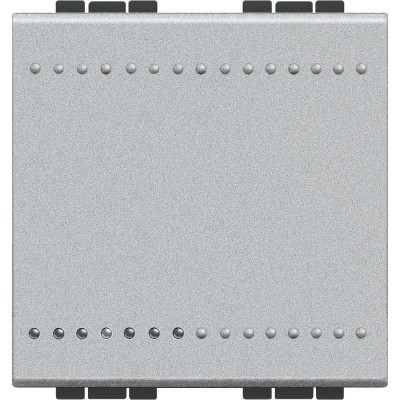 Intrerupator simplu Living Light Bticino 2M aluminiu NT4001M2N foto
