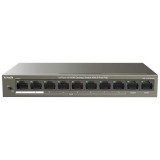 Switch 8 porturi 10/100Mbps PoE, 2 porturi Uplink 10/100Mbps - Tenda TND-TEF1110P-8-63W