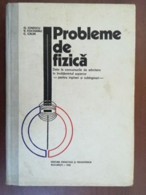 Probleme de fizica- G. Ionescu foto