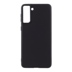 Husa compatibila cu Samsung Galaxy S21 Plus - Silicon, Negru