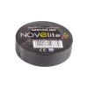 Banda Izolatoare PVC NOVelite 20m x 19mm Negru, Ignifuga, Grosime 0.15-0.19mm