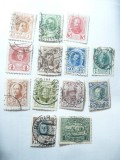 Serie mica Rusia 1913 - Personalitati , 13 val. stampilate, Stampilat
