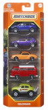 Cumpara ieftin Matchbox Set 5 Masinute Metalice Mbx Volkswagen Scara 1:64, Mattel