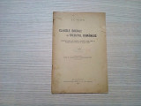 CLASELE SOCIALE IN TRECUTUL ROMANESC - I. C. Filitti - SOCEC, 1925, 23 p.