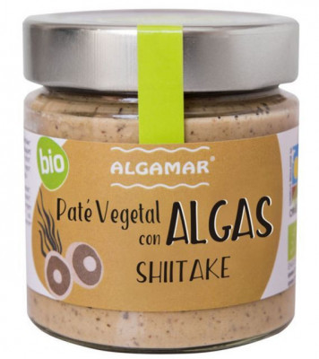 Pate Vegetal cu Alge si Ciuperci Shiitake Bio 180gr Algamar foto