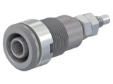 Soclu Banană 4mm 32A Gri Nichelat