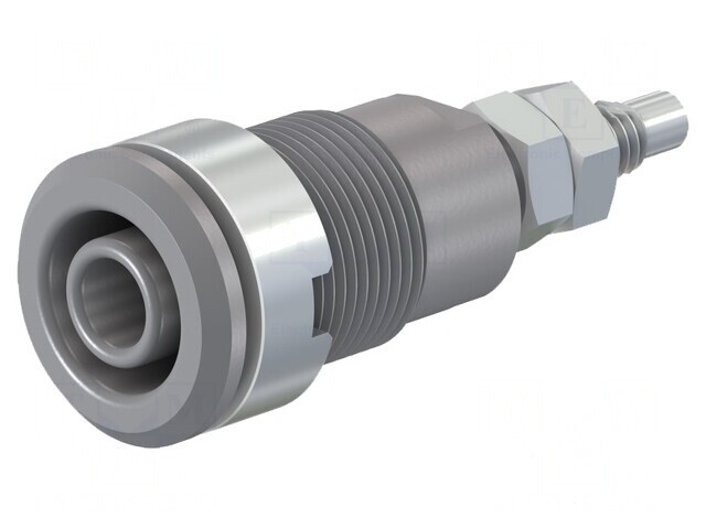 Soclu Banană 4mm 32A Gri Nichelat