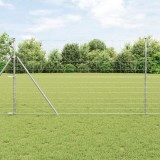 VidaXL Gard de 1,4x10 m din oțel galvanizat