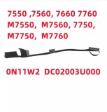 Cablu conectare baterie Laptop, Dell, Precision 7660, P44E, P44E003, 0N11W2, DC02003U000, GDB55, 16cm