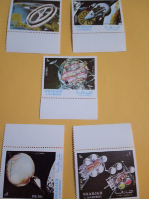 SHARJAH, COSMOS - SERIE COMPLETĂ MNH foto