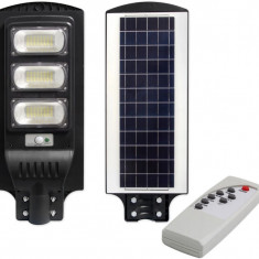 Lampa solara stradala led 150 w ip65 temperatura culoare 6000 k telecomanda inclusa