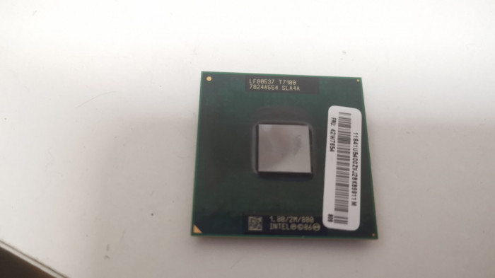 CPU Laptop Intel Core 2 DUO T7100 1.80GHz 2M 800MHz SLA4A