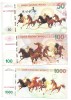 !!! MACAO - FANTASY NOTES - SET 50 + 100 +1000 PATACAS 2025 , CAI SI ARTA CHINEZEASCA / CELE DIN SCAN