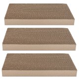 Set 3 Table Zgarieturi Pisici Navaris, 43x24cm, Carton, Maro. Protectie Canapea &amp; Mobilier