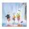 Tablou pictat manual, Prin ploaie, 70x70cm ulei pe panza Geo Ungureanu, reproducere Des Brophy