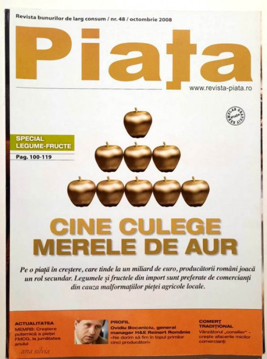 PIATA -Revista bunurilor de larg consum nr. 48 din octombrie 2008