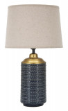 Cumpara ieftin Lampa de masa, Point Dark, Mauro Ferretti, 1 x E27, 40W, &Oslash;28 x 47 cm, ceramica/fier/textil, multicolor