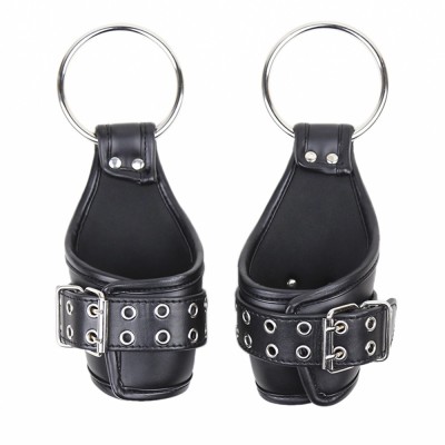 Suport Leagan Prindere Glezne Incheieturi Maini Piele Bondage BDSM Catuse Fetish foto