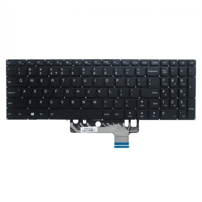 Tastatura Laptop, Lenovo, IdeaPad 310S-15ISK Type 80UV, neagra, layout US