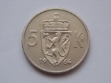 5 kroner 1964 Norvegia, Europa