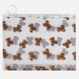 Portfard transparent cu model ursuleti, 23x17 cm, CMCLASS