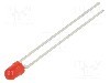 Dioda LED, 3mm, ro&amp;#351;ie, 2,5...14mcd, 10mA, 2...3V, VISHAY - TLHR4401