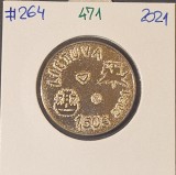 471 Lithuania, Lituania Lietuva, 1&frac12; Euro The Sea Festival, KM#264