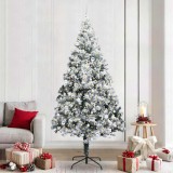 VidaXL Brad de Crăciun artificial cu 300 LED Verde 240 x 150 cm 3396985