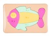 Elfiki Puzzle Bioplastic Pestisor, Jucarie educativa bebelusi +12 luni, forme, culori, indemanare, unisex, multicolor