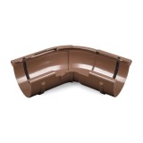 Col&Aring;&pound;ar Exterior Reglabil Jgheab Brun 125mm (120&Acirc;&deg;-145&Acirc;&deg;)