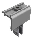 Clema de capat cu click Schletter ProLine cu surub si pin impamantare