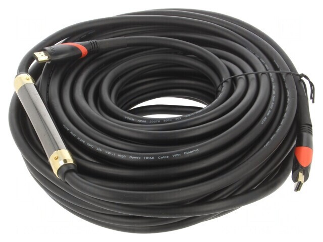 Cablu HDMI 1.4 PVC 25m Negru