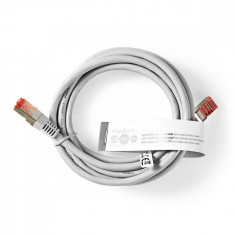 Cablu FTP CAT6 patch cord 2m gri RJ45-RJ45 Nedis