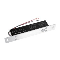 Bolt electric Fail Safe (NC), 12 Vcc, delay 0-3-6 secunde, monitorizare CSL-39-NC