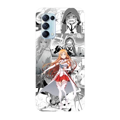 Husa compatibila cu Oppo Find X5 Pro, Viceversa, model Asuna Yuuki Manga Sword Art Online, Silicon, TPU foto