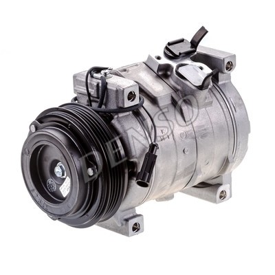 Compresor aer conditionat Iveco Daily, 2002-2006, motorizare 3.0 TD, 100kw/122kw, diesel, rola curea 110 mm, 4 caneluri, de tip Denso: 10S17C foto
